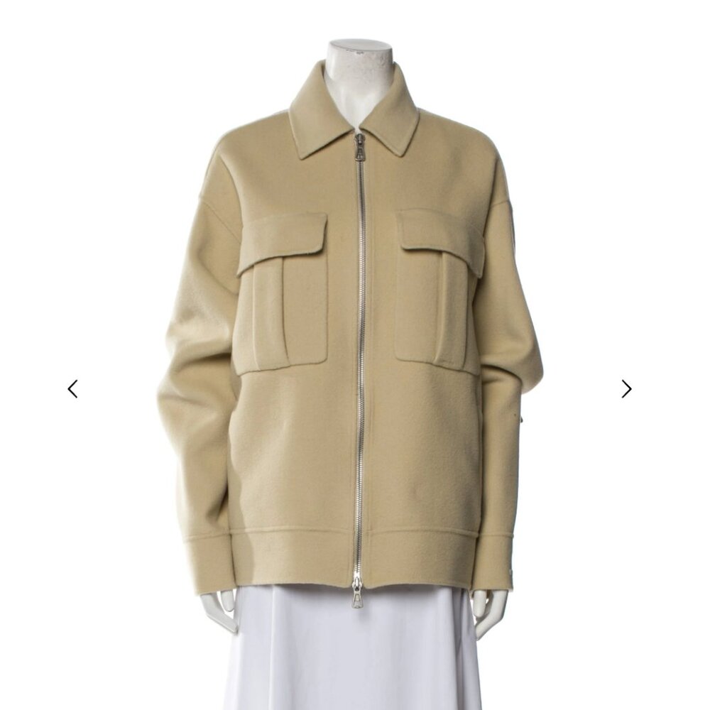 SportMax Virgin Wool Utility Jacket w/ Tags Size 10